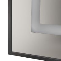Зеркало BelBagno Kraft 100 с подсветкой Черное с сенсорным выключателем арт-SPC-KRAFT-1000-800-SENS-NERO — фото 4, Зеркала в ванную комнату