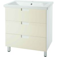 Тумба под раковину Bellezza Пегас 90 Бежевая арт-4630415140075 — фото 1, Тумбы под раковину