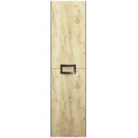 Шкаф пенал Sanflor Выборг 32 подвесной Дуб крафт золотой арт-С16297 — фото 1, Пеналы для ванной комнаты