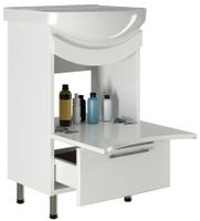 Тумба под раковину Mixline Радуга 52 Белая арт-523405 — фото 2, Тумбы под раковину