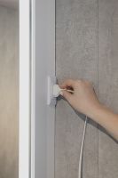 Зеркальный шкаф Silver Mirrors Фиджи Flip 60 с подсветкой Белый арт-LED-00002472 — фото 12, Зеркальные шкафы в ванную