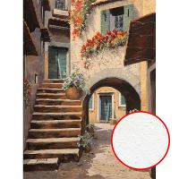 Фреска Ortograf Городской пейзаж живопись 11738 Фактура бархат FX Флизелин (2*2,7) Бежевый/Коричневый, Город/Цветы/Живопись арт-11738 (бархат FX) — фото 1, Фрески