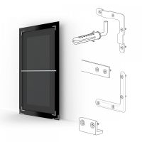 Зеркало Evoform Definite Floor 201х112 в багетной раме - Красная волна 89 мм арт-BY 6038 — фото 6, Зеркала в ванную комнату