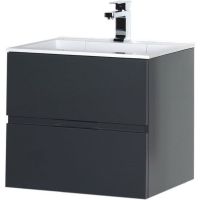 Товар: Тумба с раковиной Aquanet Алвита 60 подвесная Серый антрацит арт-213094 - фото 3 Тумба с раковиной Aquanet Алвита 60 подвесная Серый антрацит арт-213094 — фото 3, Тумбы с раковиной