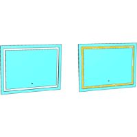 Товар: Зеркало Corozo Барго 100 с подсветкой с сенсорным выключателем арт-SD-00000804 - фото 5 Зеркало Corozo Барго 100 с подсветкой с сенсорным выключателем арт-SD-00000804 — фото 5, Зеркала в ванную комнату