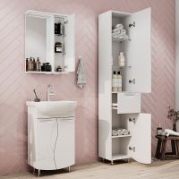 Тумба под раковину Volna Adel 50.2D Белая арт-tnADEL50.2D-01 — фото 7, Тумбы под раковину