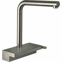 Смеситель для кухни Hansgrohe Aquno Select M81 Сталь арт-73830800 — фото 1, Смесители для кухни