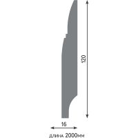 Товар: Плинтус Evrowood 2000x120x16 мм арт-PN 130 - фото 7 Плинтус Evrowood 2000x120x16 мм арт-PN 130 — фото 7, Плинтуса напольные