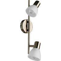 Товар: Настенный светильник Artelamp Parry Белый Античная бронза арт-A5062AP-2AB - фото 2 Настенный светильник Artelamp Parry Белый Античная бронза арт-A5062AP-2AB — фото 2, Споты