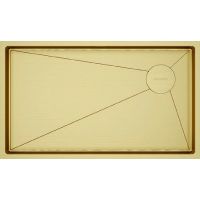 Кухонная мойка Paulmark Next-Skew 74 Uni Брашированное золото арт-PM887444-BG — фото 1, Кухонные мойки