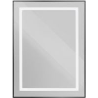 Зеркало BelBagno Kraft 60 с подсветкой Черное с сенсорным выключателем арт-SPC-KRAFT-600-800-SENS-NERO — фото 8, Зеркала в ванную комнату