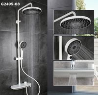 Душевая система Gappo Белая арт-G2495-88 — фото 10, Душевые стойки