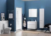 Шкаф пенал Aquanet Латина 35 R подвесной Белый арт-179606 — фото 2, Пеналы для ванной комнаты