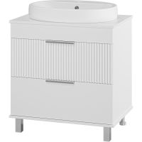 Тумба с раковиной Brevita Enfida 70 Белая матовая арт-УТ000015615 — фото 1, Тумбы с раковиной