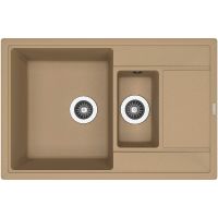Кухонная мойка Florentina Липси-780К Капучино арт-20.250.D0780.306 — фото 1, Кухонные мойки