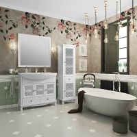 Товар: Зеркало Opadiris Омега 85 Белое матовое арт-00-00007361 - фото 4 Зеркало Opadiris Омега 85 Белое матовое арт-00-00007361 — фото 4, Зеркала в ванную комнату