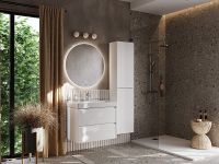 Шкаф пенал Roca Ona 40 подвесной Белый матовый арт-A857635509 — фото 4, Пеналы для ванной комнаты