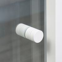 Душевая дверь WasserKRAFT Rhin 120 профиль Белый стекло прозрачное арт-44S05 — фото 5, Раздвижные душевые двери