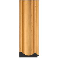 Зеркало Evoform Definite 82х62 в багетной раме - Травленое золото 99 мм арт-BY 3059 — фото 2, Зеркала в ванную комнату