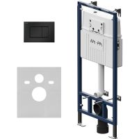 Инсталляция AM.PM MasterFit для унитаза с Черной матовой клавишей смыва арт-I012710.0238 — фото 1, Инсталляции для унитазов