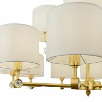 Люстра Maytoni Neoclassic Alloro Белая Латунь арт-MOD088PL-15BS — фото 4, Люстры