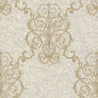 Обои Decori-Decori Parma Винил на флизелине (1,06*10,05) Бежевый/Золото, Дамаск арт-83311 — фото 1, Обои для стен