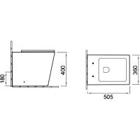 Комплект унитаза SantiLine SL-5021 со смывным бачком SL-02 с клавишей смыва Хром арт-SL-5021+SL-02 — фото 5, Комплекты унитаз + инсталляция