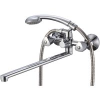 Смеситель для ванны WesnaArt Teplo универсальный Хром арт-TEP04-320 — фото 1, Смеситель для ванны