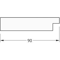 Зеркало Evoform Exclusive 156х66 с фацетом в багетной раме - Алюминий 90 мм арт-BY 1190 — фото 5, Зеркала в ванную комнату