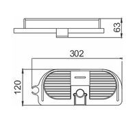 Товар: Полка корзина Frap Белая арт-F339 - фото 12 Полка корзина Frap Белая арт-F339 — фото 12, Полки для ванной и душа