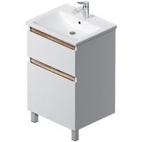 Тумба под раковину AM.PM X-Joy 55 Белый глянец арт-M85AFSX0552WG — фото 2, Тумбы под раковину