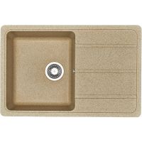 Кухонная мойка Aquaton Аманда 78 Песочная арт-1A712832AD220 — фото 1, Кухонные мойки