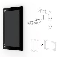 Зеркало Evoform Exclusive 86х56 с фацетом в багетной раме - Травленое золото 87 мм арт-BY 1141 — фото 4, Зеркала в ванную комнату