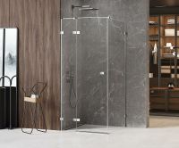 Душевой уголок New Trendy Avexa Chrome 120х110 L профиль Хром стекло прозрачное арт-EXK-1511 — фото 2, Прямоугольные душевые уголки