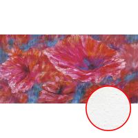 Фреска Ortograf Цветы 8017 Фактура бархат FX Флизелин (5,4*2,7) Красный/Синий, Абстракция/Цветы/Живопись арт-8017 (бархат FX) — фото 1, Фрески