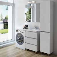 Тумба с раковиной Эстет Dallas Luxe 105 R Белая арт-ФР-00009669 — фото 6, Тумбы с раковиной