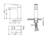 Товар: Смеситель для раковины Timo Briana Хром арт-7161/00F - фото 5 Смеситель для раковины Timo Briana Хром арт-7161/00F — фото 5, Смесители для раковины
