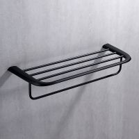 Полка для полотенец Abber Nord Черная матовая арт-AA1554B — фото 2, Полки для полотенец