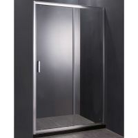 Душевая дверь в нишу Orange 120 профиль Хром стекло прозрачное арт-E02-120TCR — фото 1, Раздвижные душевые двери