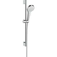 Душевой гарнитур Hansgrohe Croma Select E Белый, Хром арт-26564400 — фото 1, Душевые гарнитуры на штанге