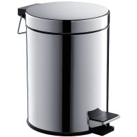 Ведро для мусора Aquatek Хром арт-AQ4991CR — фото 1, Мусорные ведра