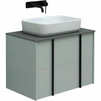 Тумба под раковину Allen Brau Reality 70 подвесная Папирус матовый арт-1.32004.PWM — фото 1, Тумбы под раковину