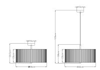Подвесной светильник Artelamp Mallorca Серый Сталь арт-A1021SP-5SS — фото 4, Подвесные светильники