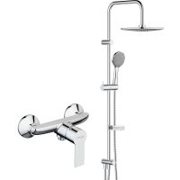 Душевая система STWORKI by Damixa Хельсинки HFDB97000+HFHS20000 Хром арт-428803 — фото 1, Душевые стойки