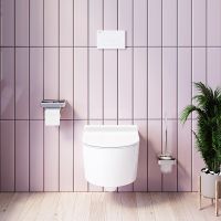 Комплект унитаза с инсталляцией AM.PM Jupiter с сиденьем Микролифт и Белой глянцевой клавишей смыва арт-IS110101.DX77C1700 — фото 6, Комплекты унитаз + инсталляция