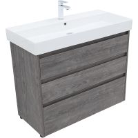 Товар: Тумба под раковину Aquanet Nova Lite 100 Дуб рошелье арт-302479 - фото 8 Тумба под раковину Aquanet Nova Lite 100 Дуб рошелье арт-302479 — фото 8, Тумбы под раковину