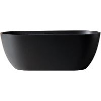 Ванна из искусственного камня Abber Frankfurt 170x75 Черная без гидромассажа арт-AM9941B — фото 3, Ванны из искусственного камня