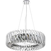 Люстра Divinare Megan Прозрачная Хром арт-7568/02 LM-12 — фото 1, Люстры