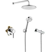 Душевая система Kludi Bozz Хром арт-386310576 — фото 1, Встраиваемые душевые комплекты