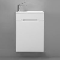 Тумба под раковину Jorno Modul 60 подвесная Белая арт-Mol.01.60/P/W/JR — фото 2, Тумбы под раковину